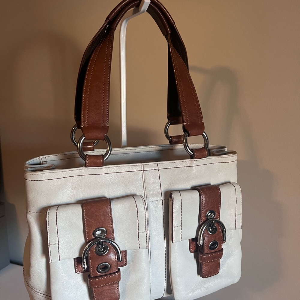 Vintage Y2K Coach SoHo Pocket Tote